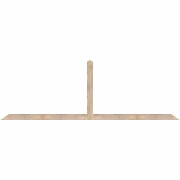 Ekena Millwork Portland Smooth Timber Gable Bracket, Douglas Fir, 108"W x 36"H x 1 1/2"D x 3 1/2"F, 8/12 Pitch GBW108X36X0204POR00SDF - main